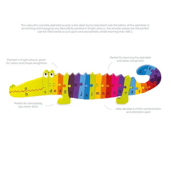Продукт Orange Tree Toys Animals Крокодил - Голям Пъзел - 0 - BG Hlapeta