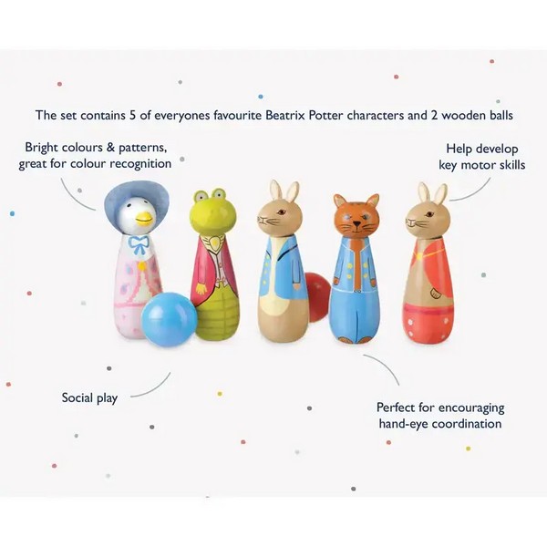 Продукт Orange Tree Toys Peter Rabbit - Дървен Боулинг - 0 - BG Hlapeta