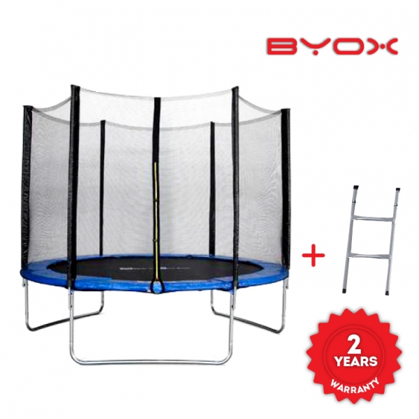 Продукт Byox 304см (10ft) - Батут с външна мрежа + стълба  - 0 - BG Hlapeta