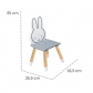 Продукт Roba Miffy - Детска маса с две столчета - 3 - BG Hlapeta