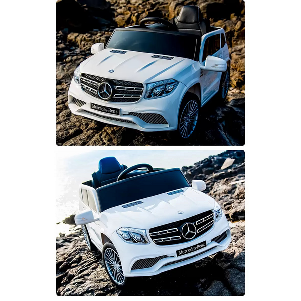 Продукт Акумулаторен джип Mercedes GL63 с меки гуми и кожена седалка - 0 - BG Hlapeta