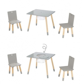 Roba - Детска маса със столчета с мрежа за съхранение