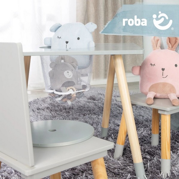 Продукт Roba - Детска маса със столчета с мрежа за съхранение - 0 - BG Hlapeta