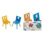 Продукт Ginger home GHOSTS - Детска Дървена Маса с 2 Столчета, Комплект - за Игра, Рисуване, Хранене - 4 - BG Hlapeta