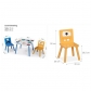 Продукт Ginger home GHOSTS - Детска Дървена Маса с 2 Столчета, Комплект - за Игра, Рисуване, Хранене - 3 - BG Hlapeta