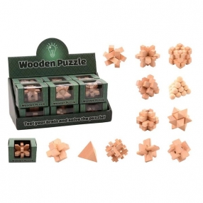 Johntoy Wooden Puzzle - Ребус от дърво