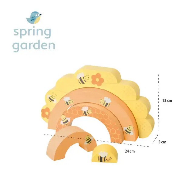 Продукт Orange Tree Toys Spring Garden - Арка за подреждане 5 части - 0 - BG Hlapeta