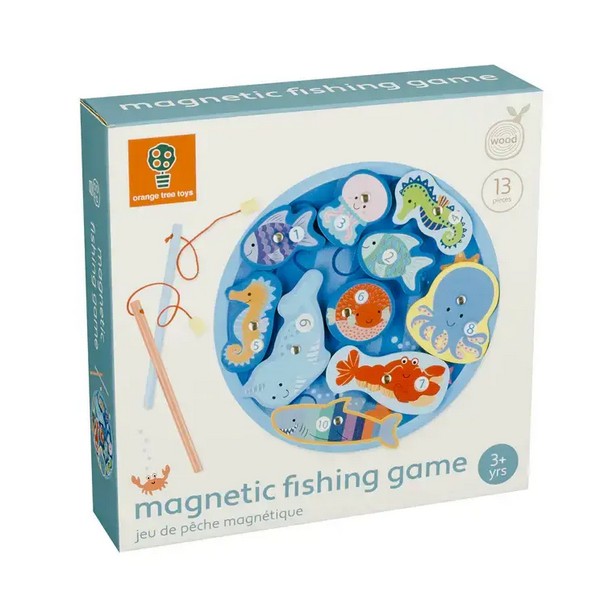 Продукт Orange Tree Toys Sea Life - Дървен Магнитен Риболов - 0 - BG Hlapeta