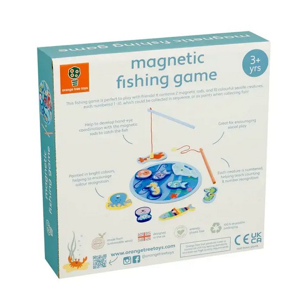 Продукт Orange Tree Toys Sea Life - Дървен Магнитен Риболов - 0 - BG Hlapeta