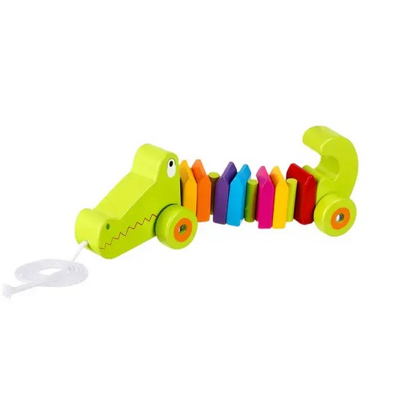 Продукт Orange Tree Toys Animals - Дървен крокодил за дърпане - 0 - BG Hlapeta