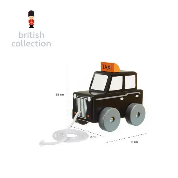 Продукт Orange Tree Toys British Collection Такси - Играчка за дърпане - 0 - BG Hlapeta