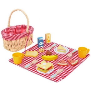 Tooky Toy - Кошница за пикник с аксесоари