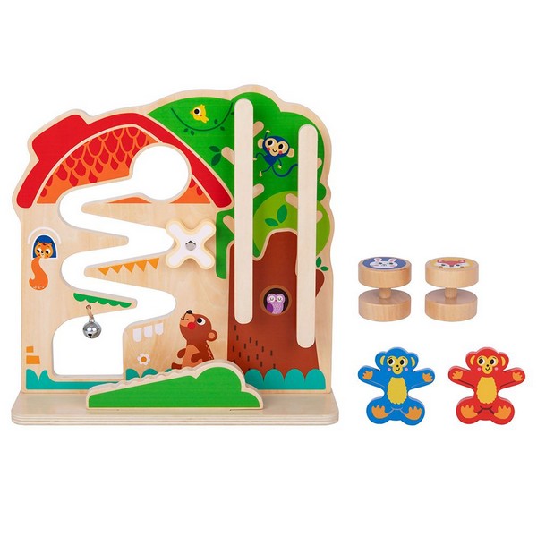 Продукт Tooky Toy Къщата на животните - Активна писта - 0 - BG Hlapeta