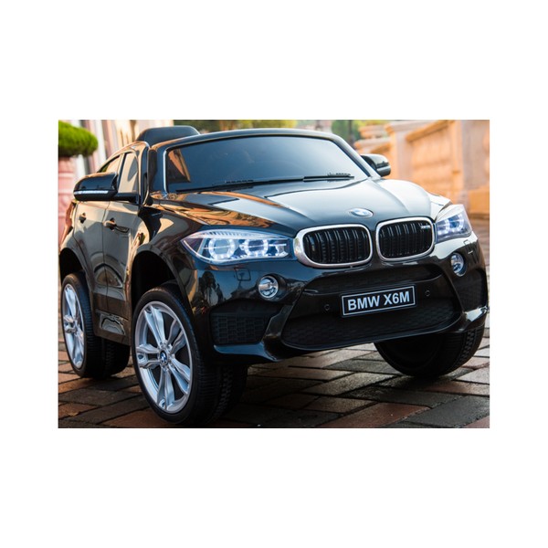 Продукт Акумулаторен джип licensed BMW X6M 12V с меки гуми и кожена седалка - 0 - BG Hlapeta