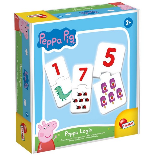 Продукт Lisciani Peppa Pig Logic Цветове и числа - Комплект образователни игри - 0 - BG Hlapeta