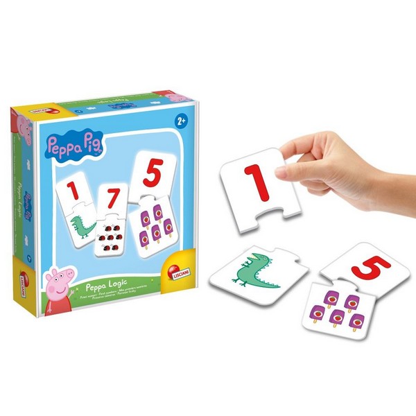 Продукт Lisciani Peppa Pig Logic Цветове и числа - Комплект образователни игри - 0 - BG Hlapeta