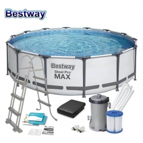 Bestway Steel Pro Max - Сглобяем басейн 427x107см с помпа