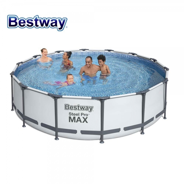 Продукт Bestway Steel Pro Max - Сглобяем басейн 427x107см с помпа - 0 - BG Hlapeta