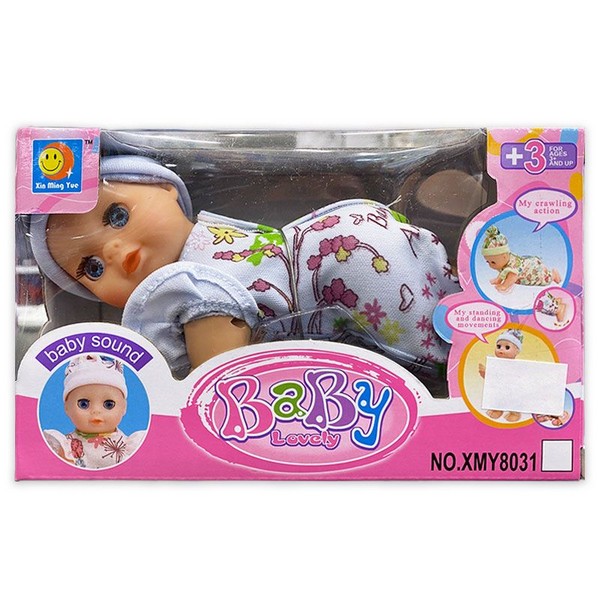 Продукт RToys - Кукла бебе Пълзящо и вървящо, със звук - 0 - BG Hlapeta
