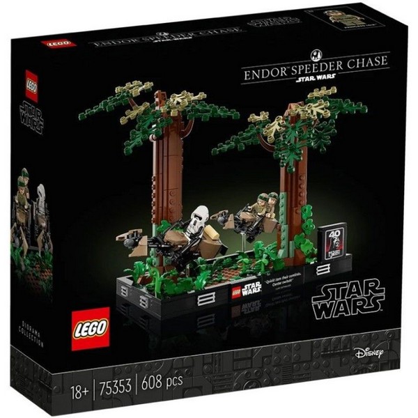 Продукт LEGO Star Wars Диорама на преследването на Ендор - Конструктор - 0 - BG Hlapeta