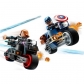 Продукт LEGO Marvel Мотоциклетите на Капитан Америка и Черната вдовица - Конструктор - 4 - BG Hlapeta