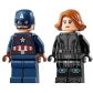 Продукт LEGO Marvel Мотоциклетите на Капитан Америка и Черната вдовица - Конструктор - 1 - BG Hlapeta