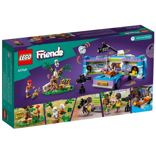 Продукт LEGO Friends Новинарски бус - Конструктор - 0 - BG Hlapeta