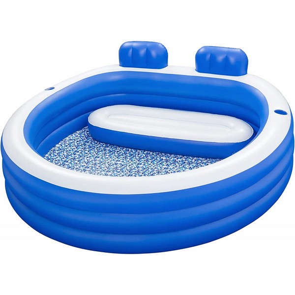 Продукт Bestway - Надуваем басейн със седалка и възглавници 231х219х79см - 0 - BG Hlapeta