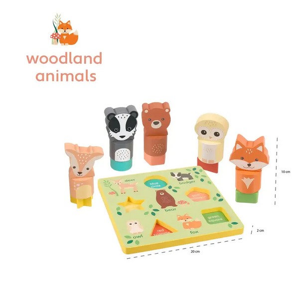 Продукт Orange tree toys Woodland Animals - 3D Пъзел с животни - 0 - BG Hlapeta