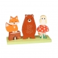 Продукт Orange tree toys Woodland Animals - Пъзел низанка с животни - 3 - BG Hlapeta
