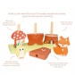 Продукт Orange tree toys Woodland Animals - Пъзел низанка с животни - 1 - BG Hlapeta