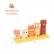 Orange tree toys Woodland Animals - Низанка за броене с животни 4