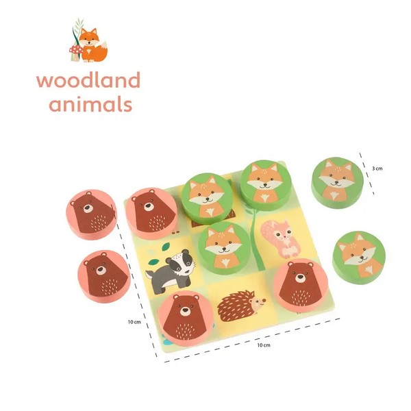 Продукт Orange tree toys Woodland Animals - Дървен Морски Шах с животни - 0 - BG Hlapeta