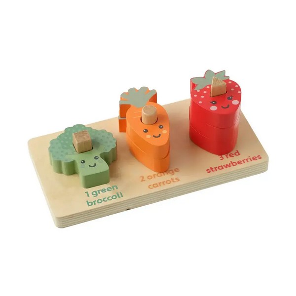 Продукт Orange tree toys Spring Garden броене на зеленчуци - Дървен пъзел - 0 - BG Hlapeta