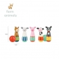 Продукт Orange tree toys Farm Animals - Дървен Боулинг - 3 - BG Hlapeta