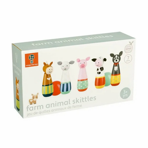 Продукт Orange tree toys Farm Animals - Дървен Боулинг - 0 - BG Hlapeta