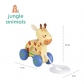 Продукт Orange tree toys Jungle Animals Жираф - Играчка за дърпане - 3 - BG Hlapeta