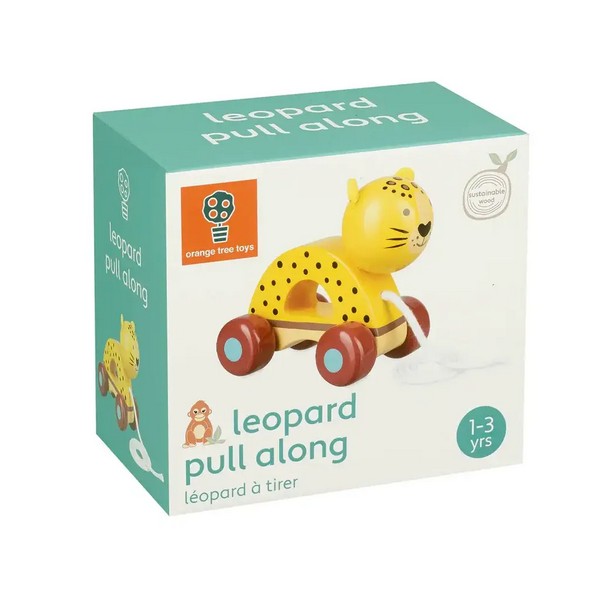 Продукт Orange tree toys Jungle Animals Леопард - Играчка за дърпане - 0 - BG Hlapeta