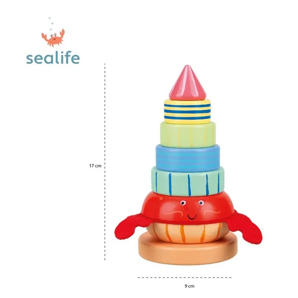 Продукт Orange tree toys Sea Life Рак - Дървен сортер-низанка - 0 - BG Hlapeta