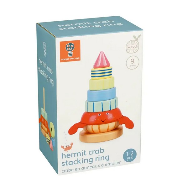 Продукт Orange tree toys Sea Life Рак - Дървен сортер-низанка - 0 - BG Hlapeta