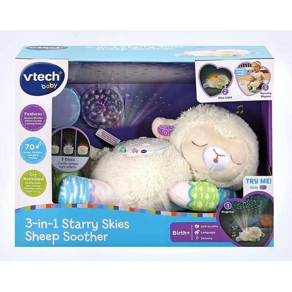 Продукт Vtech Звездно небе Овца Интерактивна играчка - 3 в 1, 27.9 х 38 х 13.3 см - 0 - BG Hlapeta