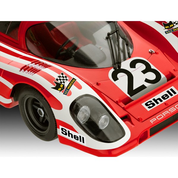 Продукт Revell Porsche 917K Шампион от Льо Ман 1970 - Сглобяем модел, 119 части - 0 - BG Hlapeta