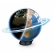 Buki France Светещ въртящ се глобус - Образователна играчка, 2 в 1, 20 см