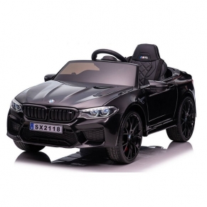Акумулаторна кола Licensed BMW M5 12V с меки гуми и кожена седалка