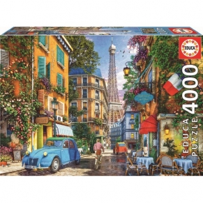 Educa Старите улици на Париж - Пъзел 4000 части
