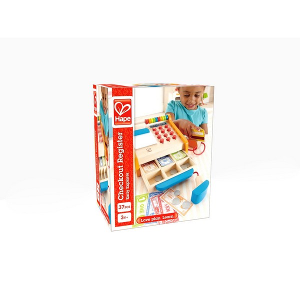 Продукт Hape Касов апарат - Дървена играчка - 0 - BG Hlapeta