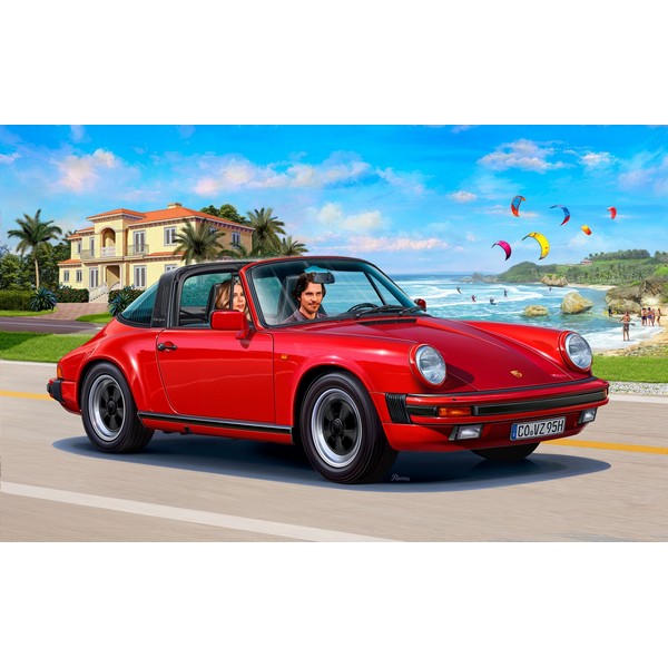 Продукт Revell Porsche 911 Carrera 3.2 G-Model Coupe Targa - Сглобяем модел, 114 части - 0 - BG Hlapeta