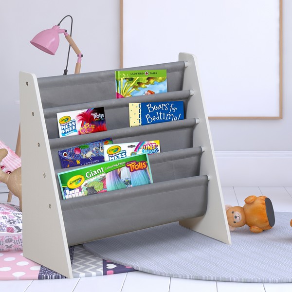 Продукт Ginger Home - Детска Етажерка за Книги и Играчки, Органайзер, Секция, Библиотека за Детска Стая - 0 - BG Hlapeta