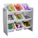 Ginger Home - Етажерка с 9 Кутии за Съхранение, Секция за Детска Стая, Органайзер за Играчки и Книжки от Дърво