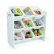 Ginger Home - Етажерка с 9 Кутии за Съхранение, Секция за Детска Стая, Органайзер за Играчки и Книжки от Дърво